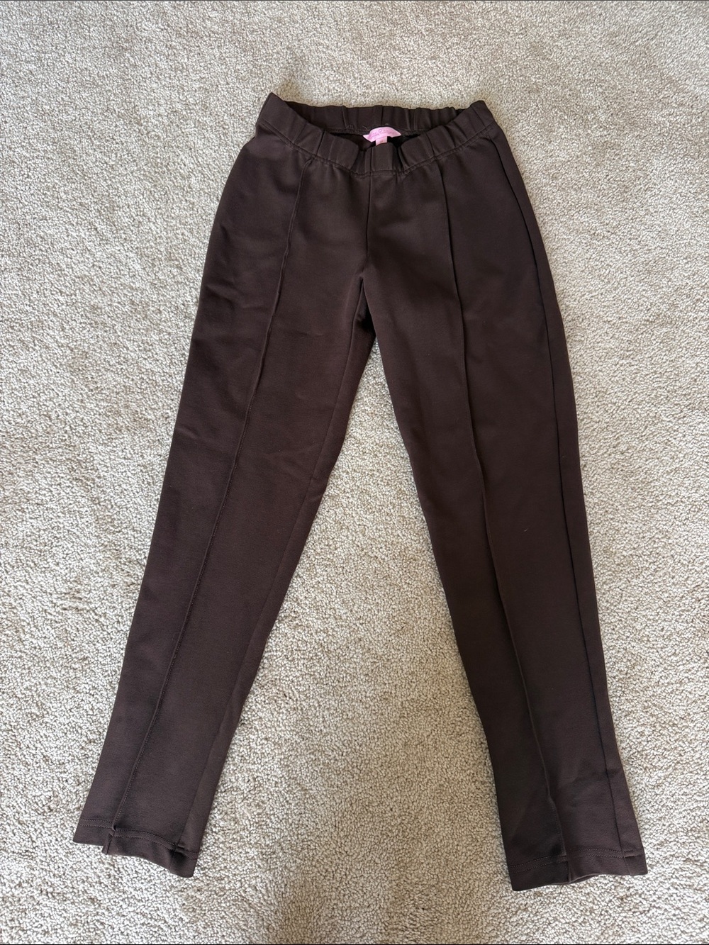 Lilly Pulitzer Pull On Travel Pants Dark Brown
